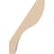 Ekena Millwork 5-inch W x 8-inch D x 12-inch H Geneva Rough Cedar Woodgrain TimberThane Knee Brace, Primed BRCUR05X08X12GNVRCPR - alternate 2